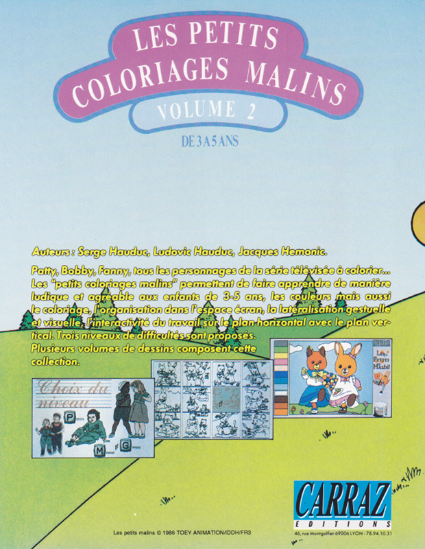 Coloriage - Les Petits Malins 2 — box-2D-back (FR)