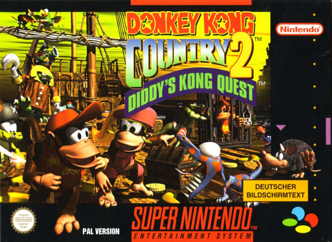 Donkey Kong Country 2 - Diddy's Kong Quest — box-2D (DE)
