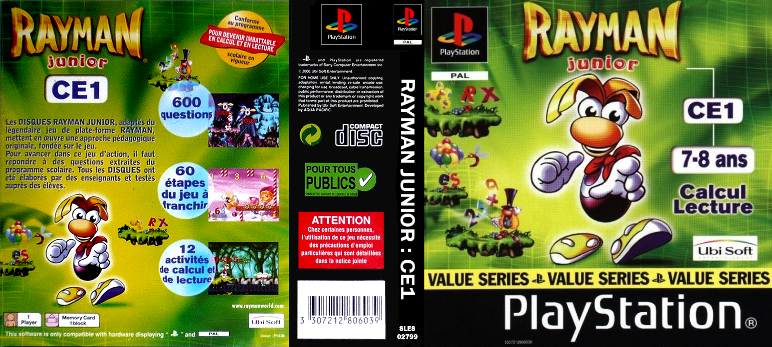 Rayman Junior - Level 2 — box-texture (FR)
