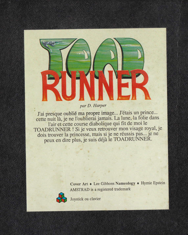 Toad Runner — box-2D-back (FR)