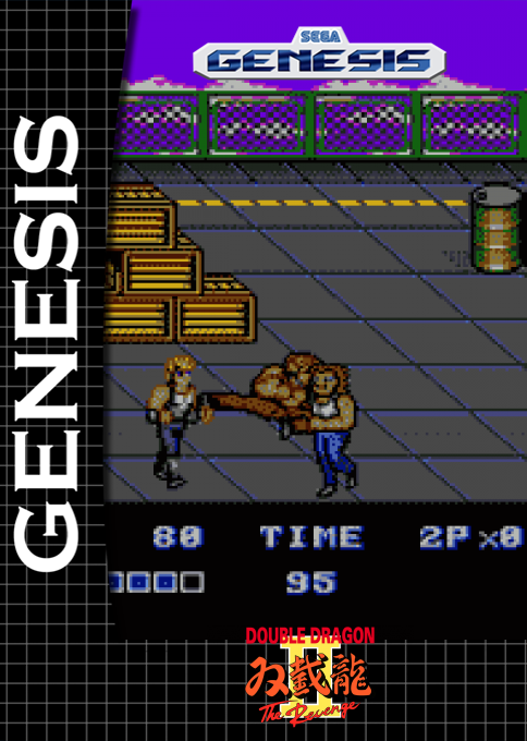 Double Dragon 2 - The Revenge — box-2D (SS)