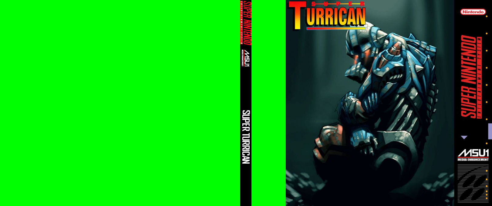 Super Turrican — box-texture (US)