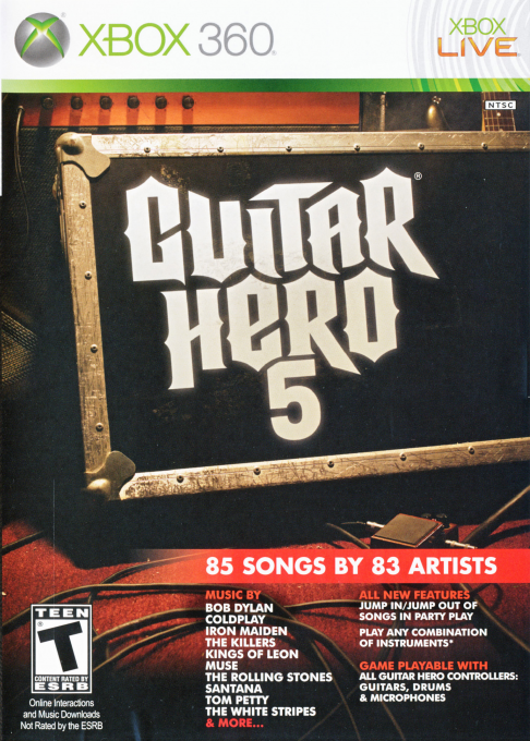 Guitar Hero 5 box art
