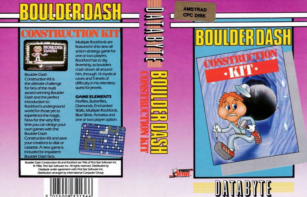 Boulder Dash Construction Kit — box-texture (EU)