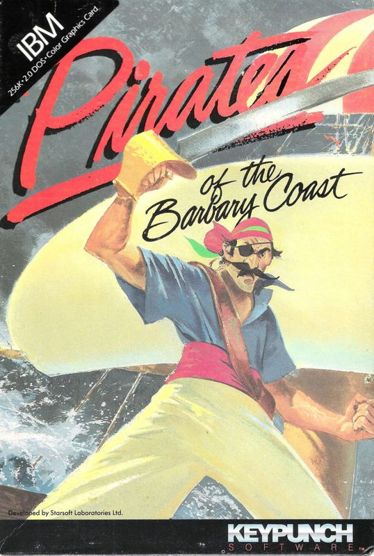 Pirates Of The Barbary Coast box art