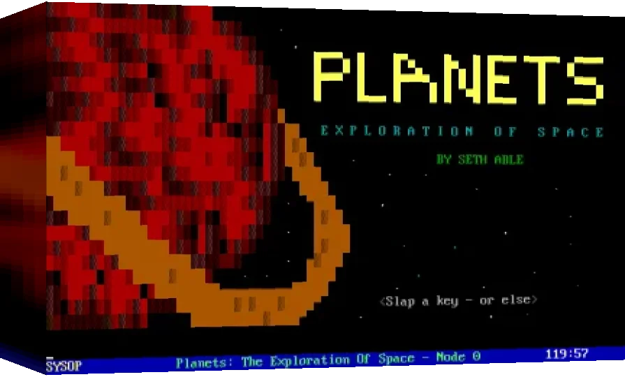 Planets - The Exploration of Space — box-3D (WOR)