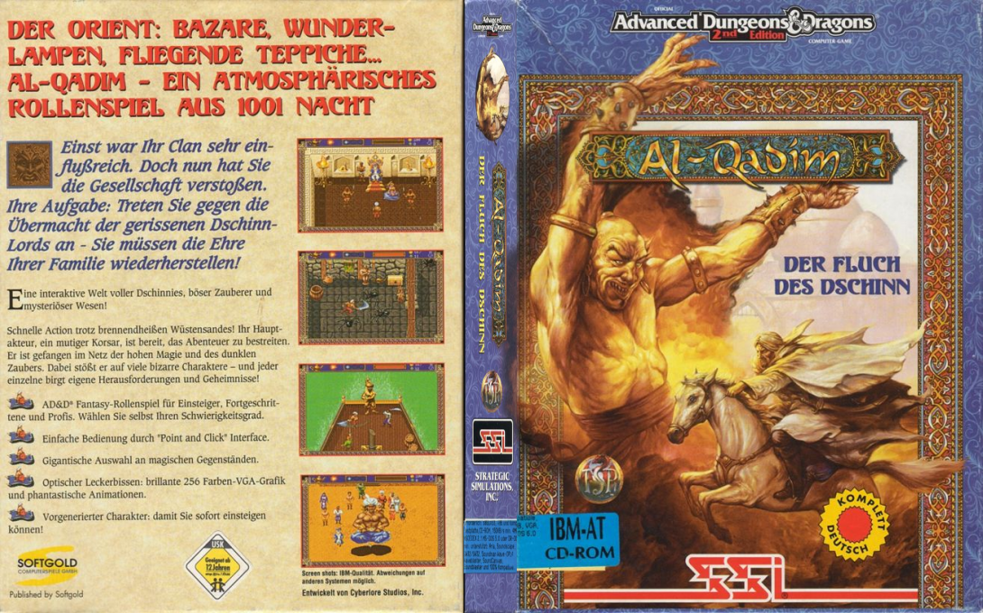 Al-Qadim - The Genie's Curse — box-texture (DE)