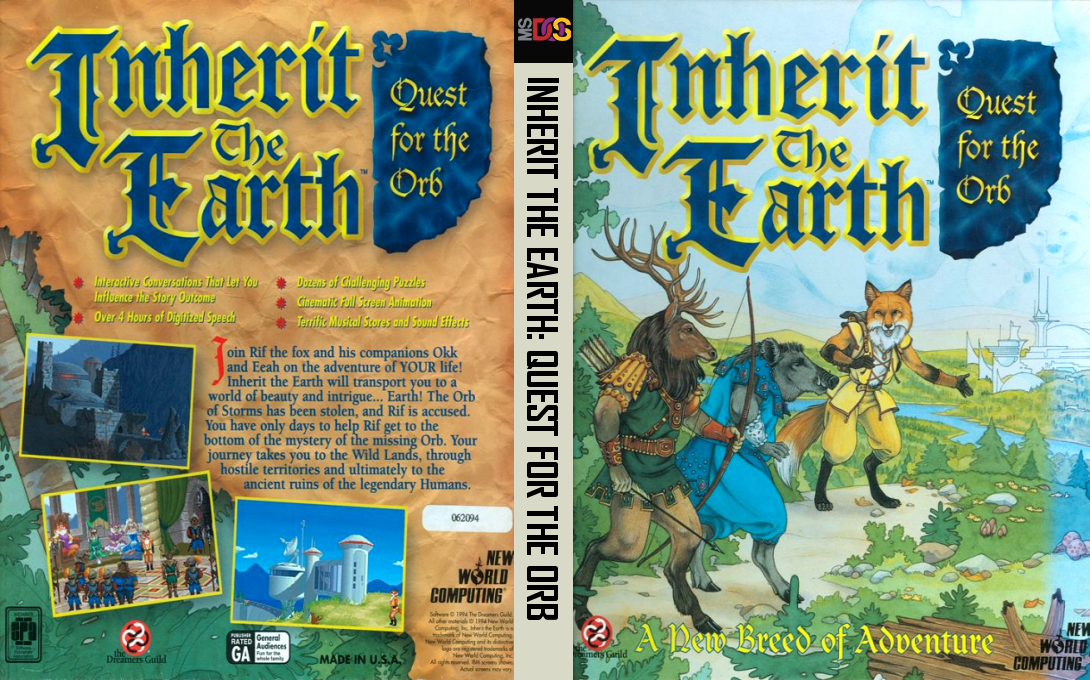 Inherit The Earth - Quest For The Orb — box-texture (US)