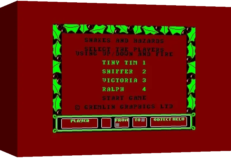 Snake And Hazards — box-3D (WOR)