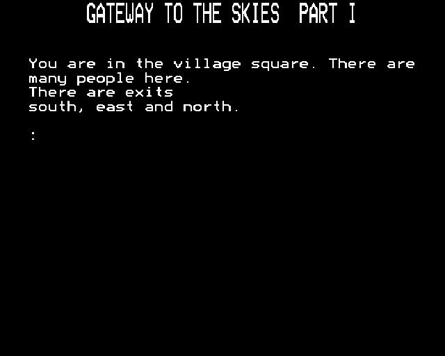 Gateway To The Skies — ss (WOR)