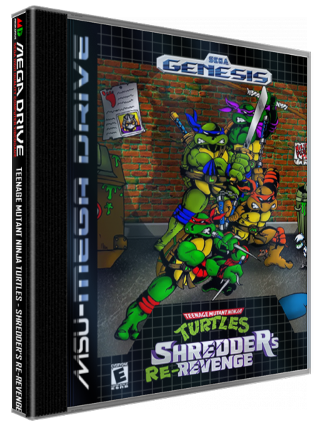 Teenage Mutant Ninja Turtles : Shredder's Re-Revenge — box-3D (WOR)