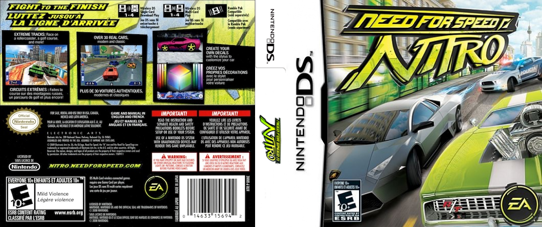 Need For Speed Nitro — box-texture (US)