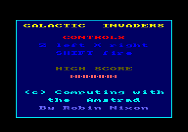 Galactic Invaders — sstitle (EU)