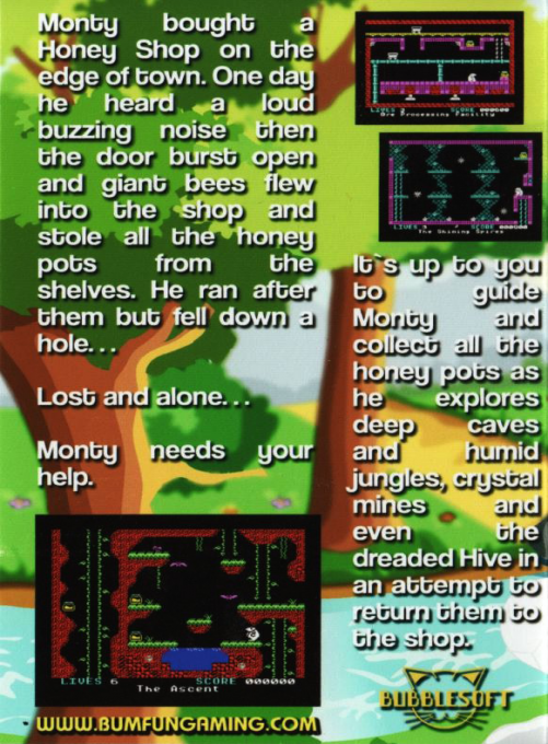 Monty's Honey Run — box-2D-back (EU)