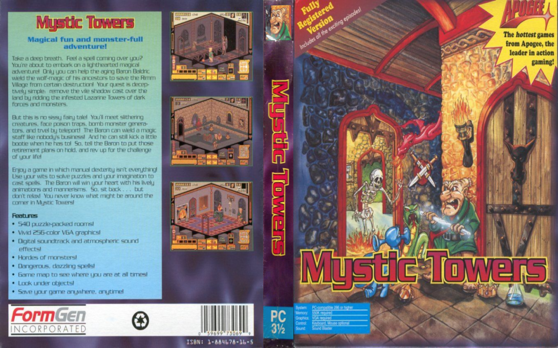 Mystic Towers — box-texture (US)