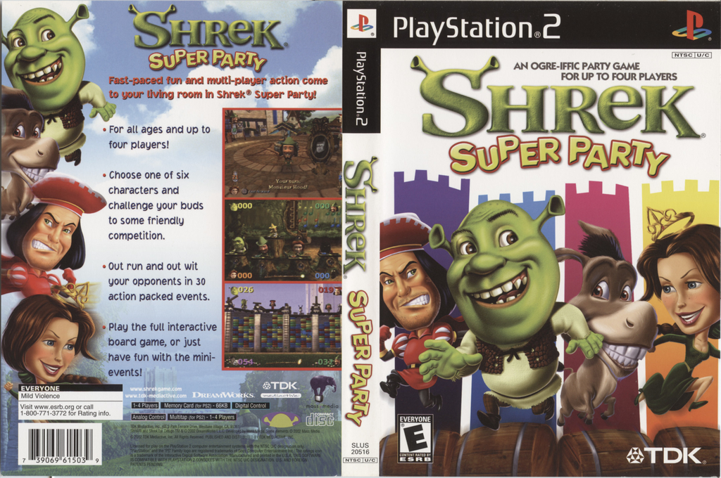 Shrek - Super Party — box-texture (US)