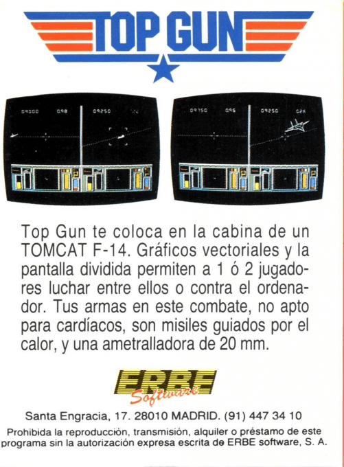 Top Gun — box-2D-back (SP)