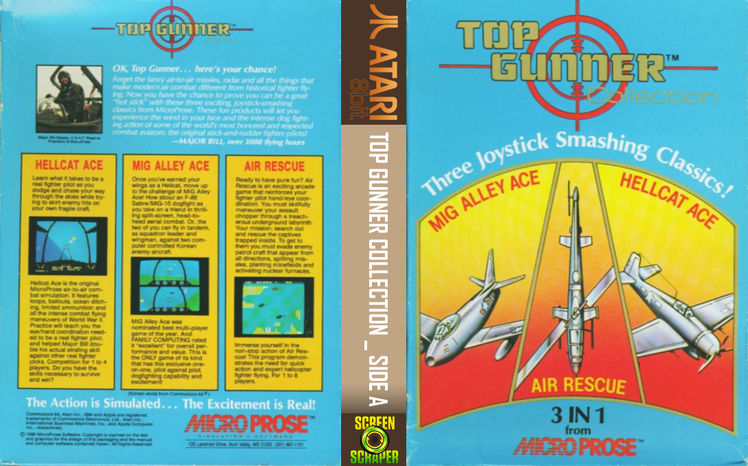 Top Gunner Collection — box-texture (US)