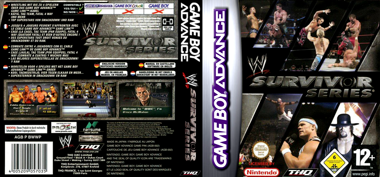 WWE Survivor Series — box-texture (EU)