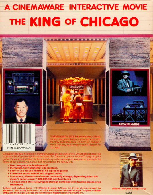 King of Chicago, The — box-2D-back (US)
