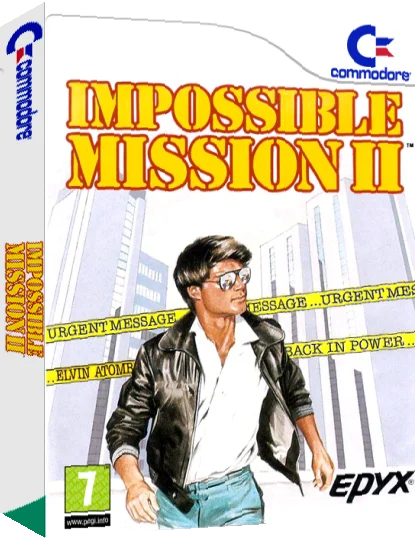 Impossible Mission 2 — box-3D (EU)