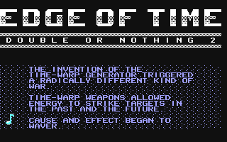 Edge of Time : Double or Nothing 2 — sstitle (WOR)