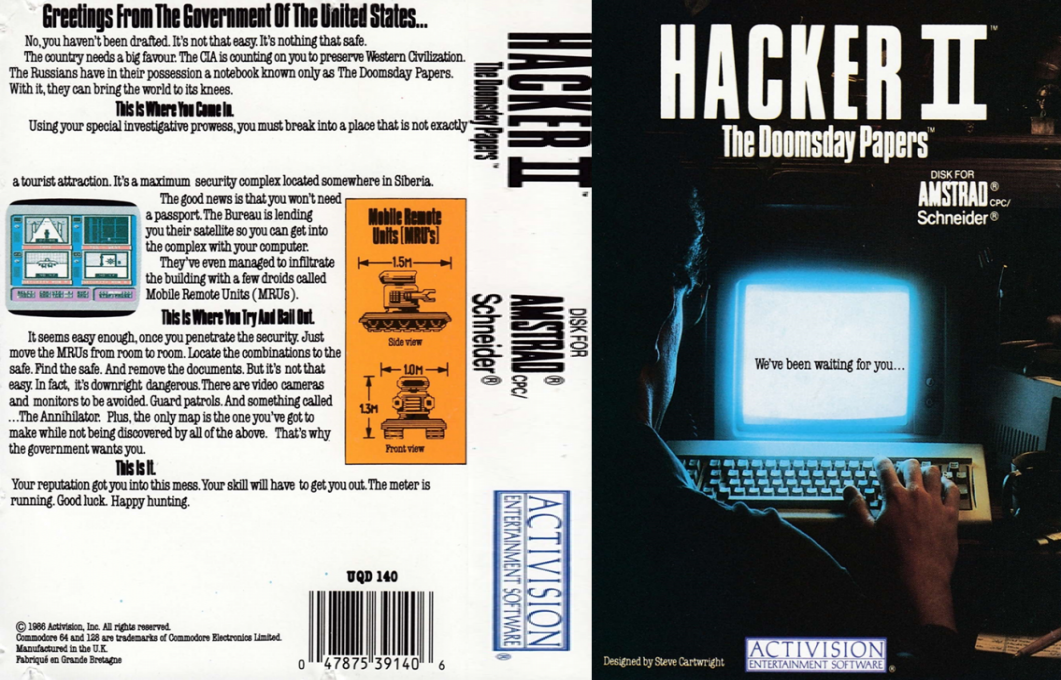 Hacker 2 - The Doomsday Papers — box-texture (EU)