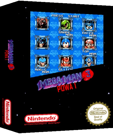 MegaMan III : Powa 1 — box-3D (SS)