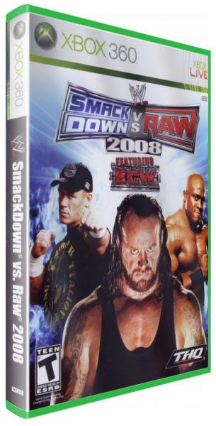 WWE SmackDown vs. Raw 2008 — box-3D (US)