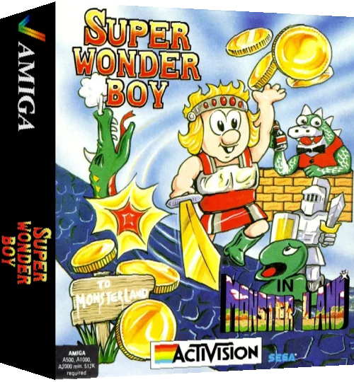 Super Wonderboy - Wonderboy in Monsterland — box-3D (EU)