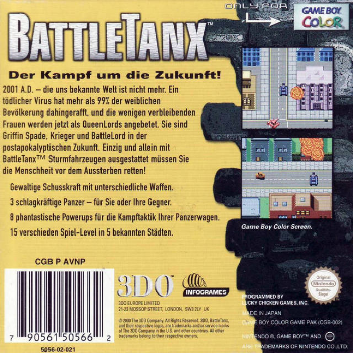 BattleTanx — box-2D-back (DE)