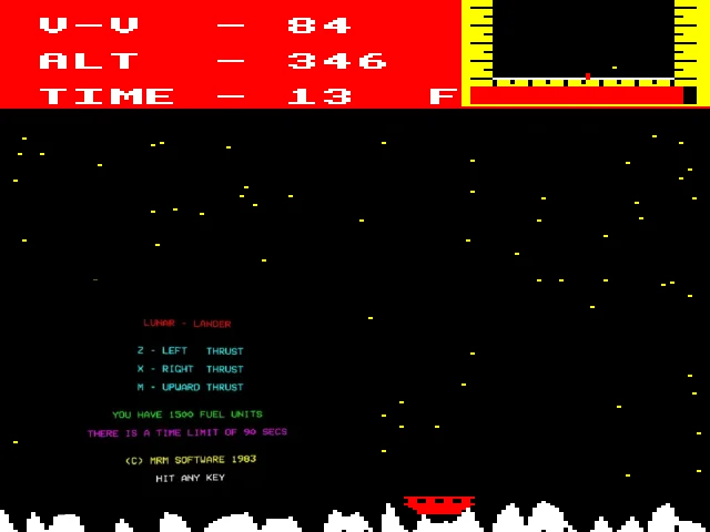 Lunar Lander — mixrbv2 (WOR)