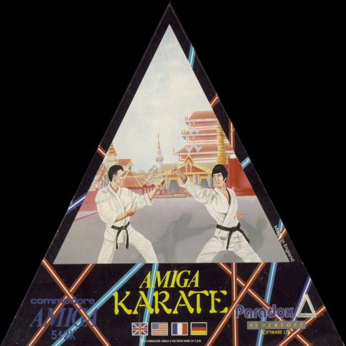 Amiga Karate box art