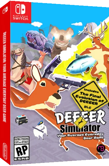 DEEEER Simulator - Your Average Everyday Deer Game — box-3D (US)
