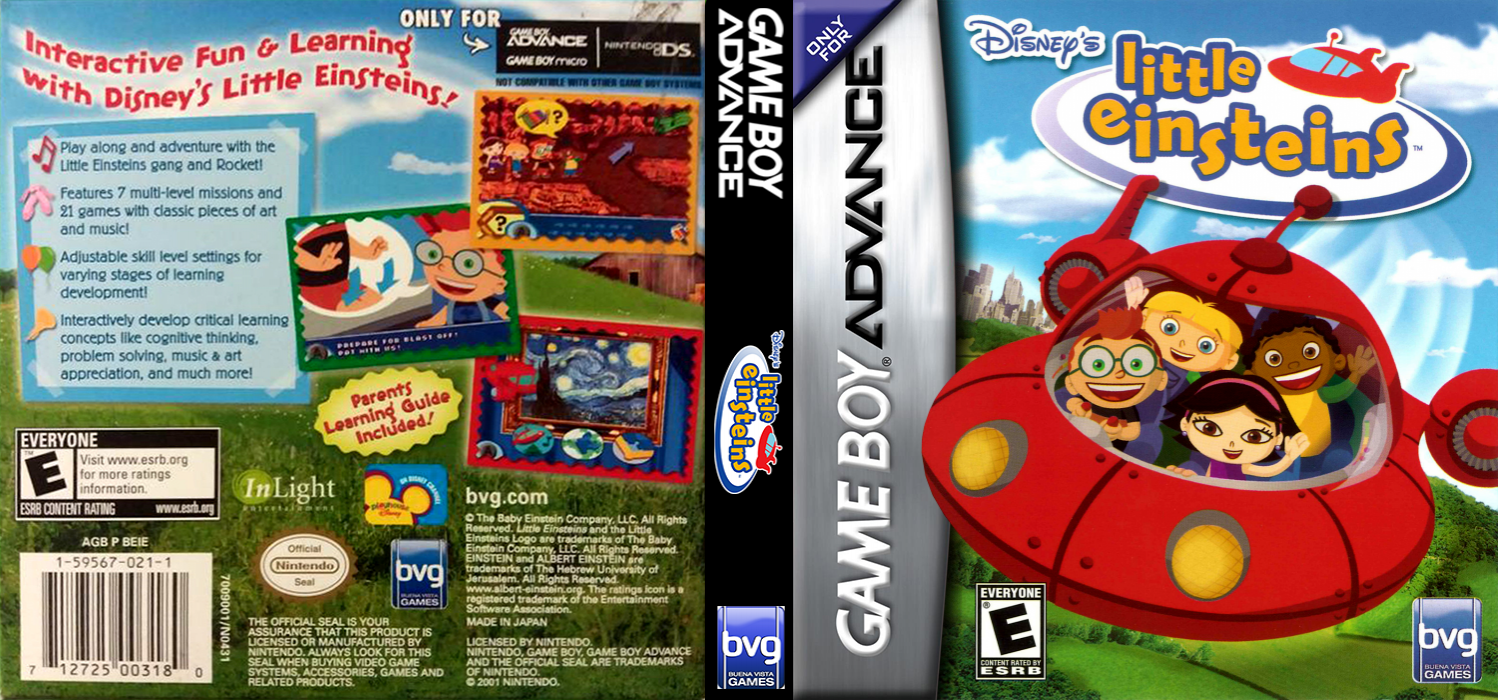 Disney's Little Einstein — box-texture (US)