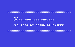 Haus Des Magiers, Das — sstitle (WOR)