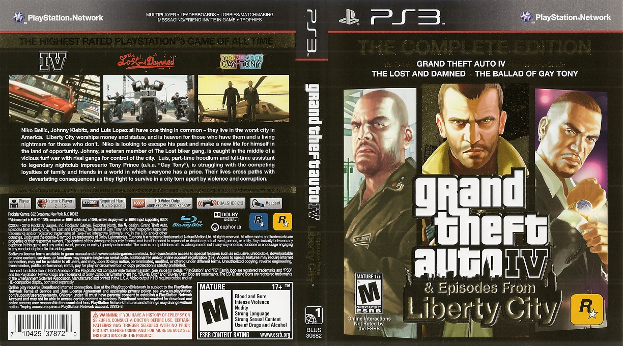 Gta 4 - L'edition Integrale — box-texture (US)