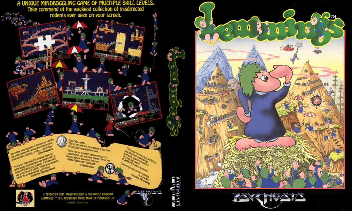 Lemmings — box-texture (EU)