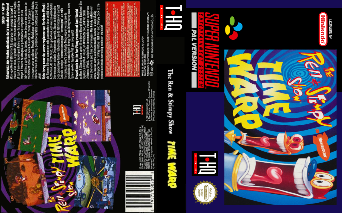 Ren And Stimpy Show - Time Warp, The — box-texture (EU)