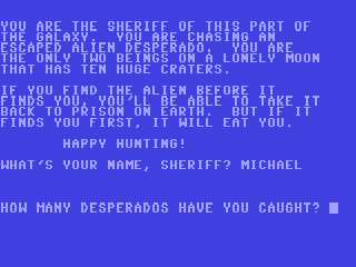 Deep Space Sheriff — ss (WOR)