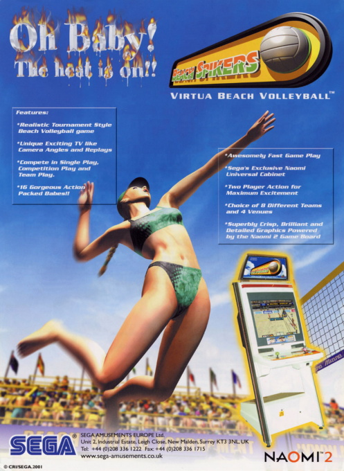 Beach Spikers: Virtua Beach Volleyball box art