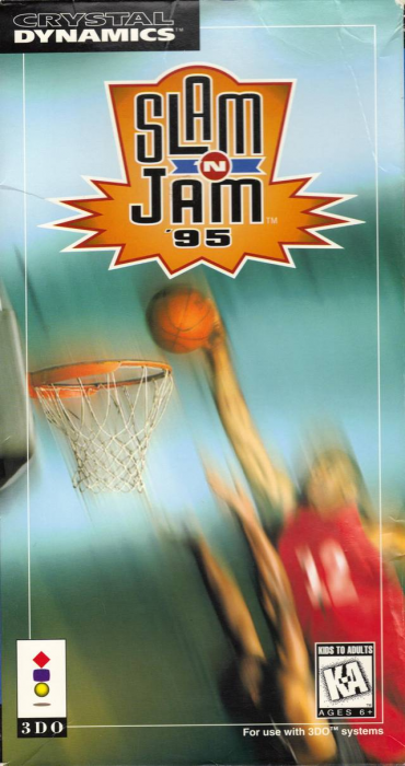 Slam 'n Jam '95 box art