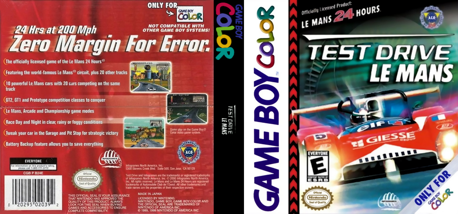 Test Drive - Le Mans — box-texture (US)