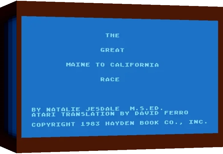 Great Maine To California Race, The — box-3D (WOR)