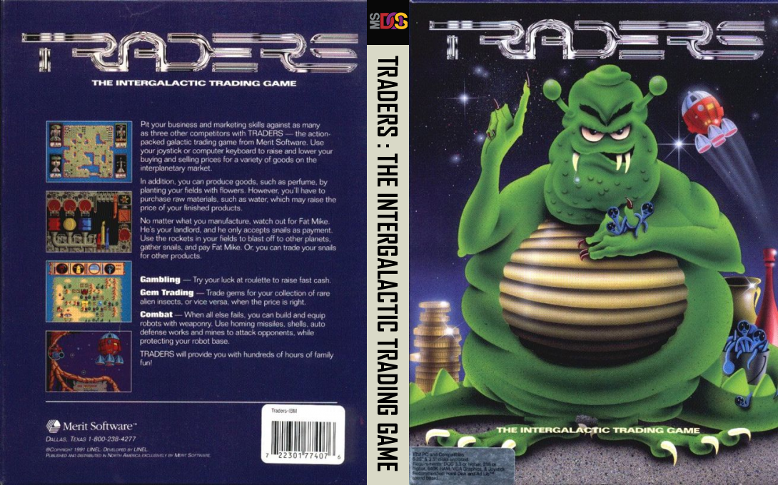 Traders - The Intergalactic Trading Game — box-texture (US)