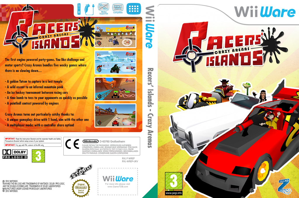 Racers' Islands - Crazy Arenas — box-texture (EU)