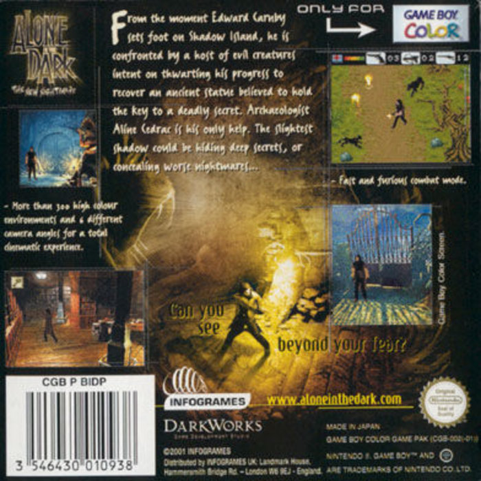 Alone in the Dark : The New Nightmare — box-2D-back (EU)