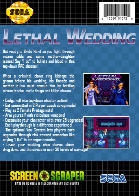 Lethal Wedding — box-2D-back (SS)