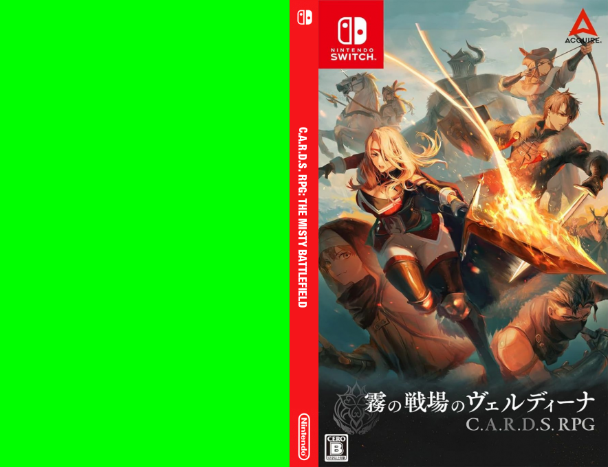 C.A.R.D.S. RPG - The Misty Battlefield — box-texture (JP)