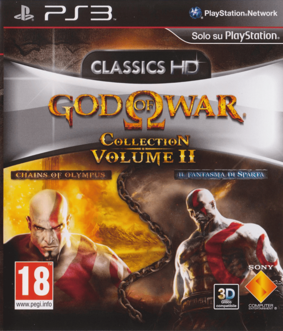 God of War Collection - Volume II — box-2D (IT)
